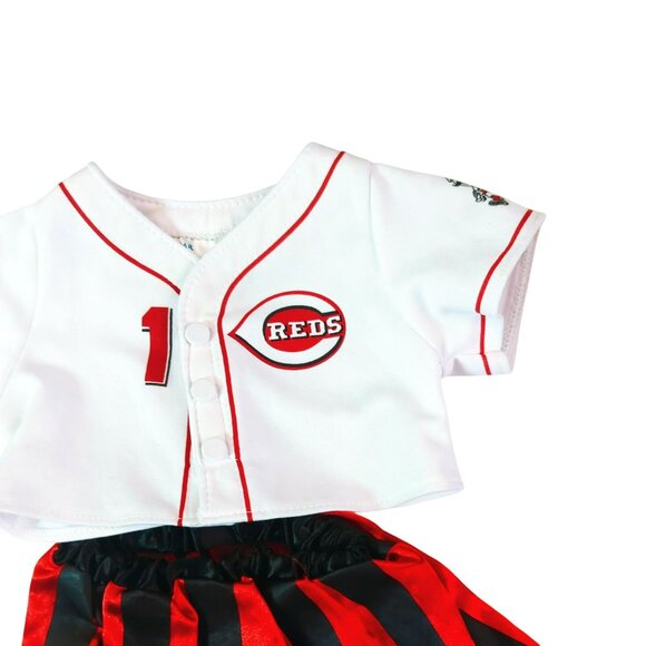 Build-A-Bear Workshop Cincinnati Reds Baseball Outfit for Plush Dolls - Picture 4 of 4